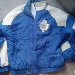 vintage toronto maple leafs winter jacket